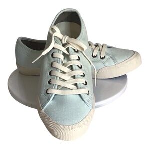 SeaVees Women's Monterey Sneakers in an aqua blue canvas Sz.6 NWOT